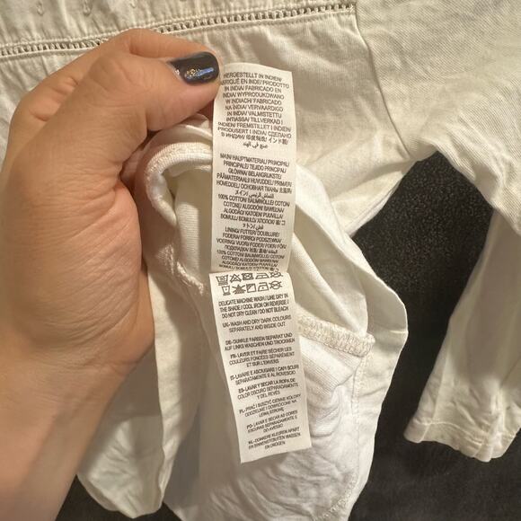 Mini Boden Blouse White Swiss Dot Ruffles Embroidery 100% Cotton Size 4-5Y 110cm - Picture 7 of 7